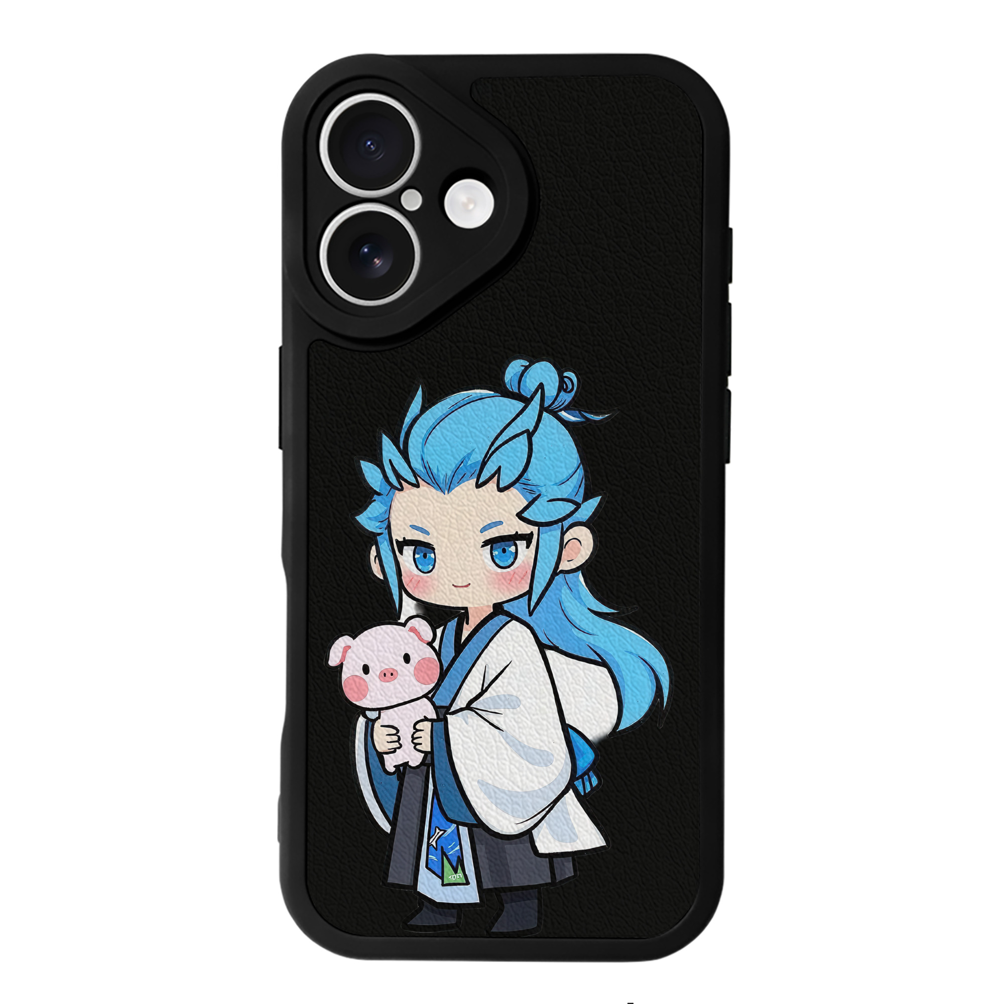 （画像用） Ne Zha 2 ナタ 魔童の大暴れ 【iPhone 16シリーズ対応】シリコンスマホケース（レザー調） 材質：シリコン